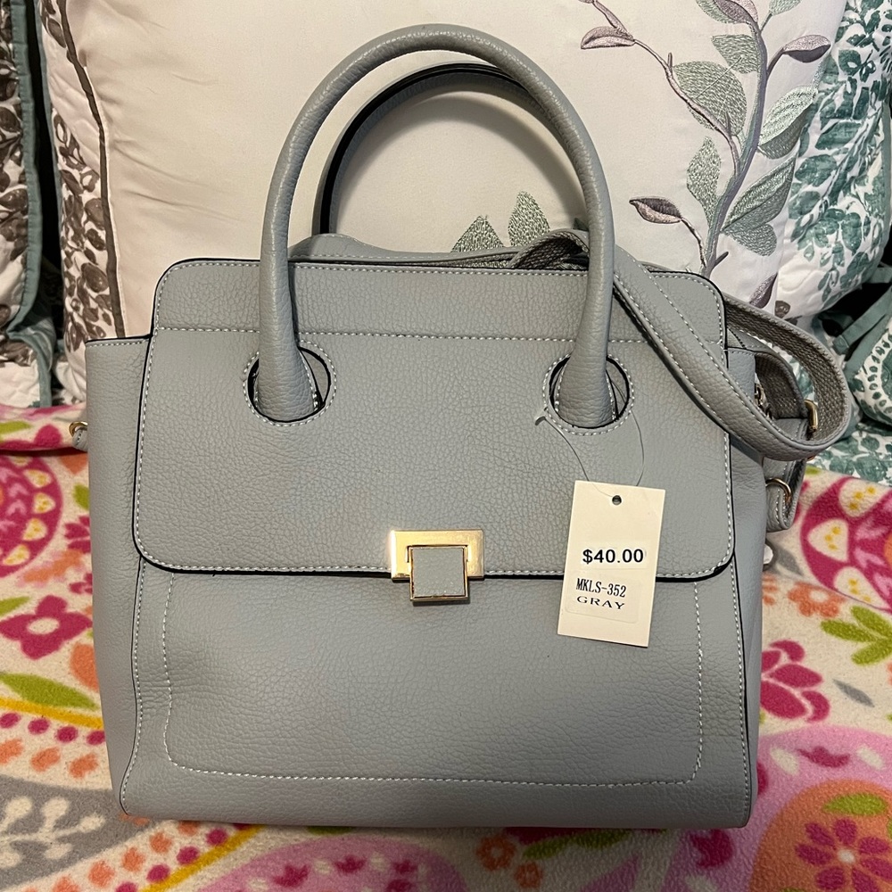 Powder blue purse